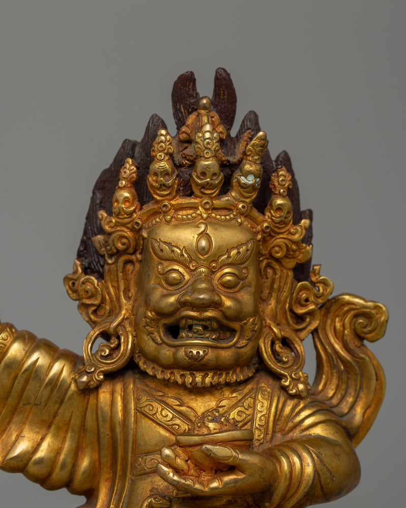 Mahakala Bernakchen Figurine | The Fierce Dharma Protector