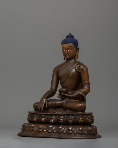 Oxidized Shakyamuni Buddha Statue | The Enlightened One