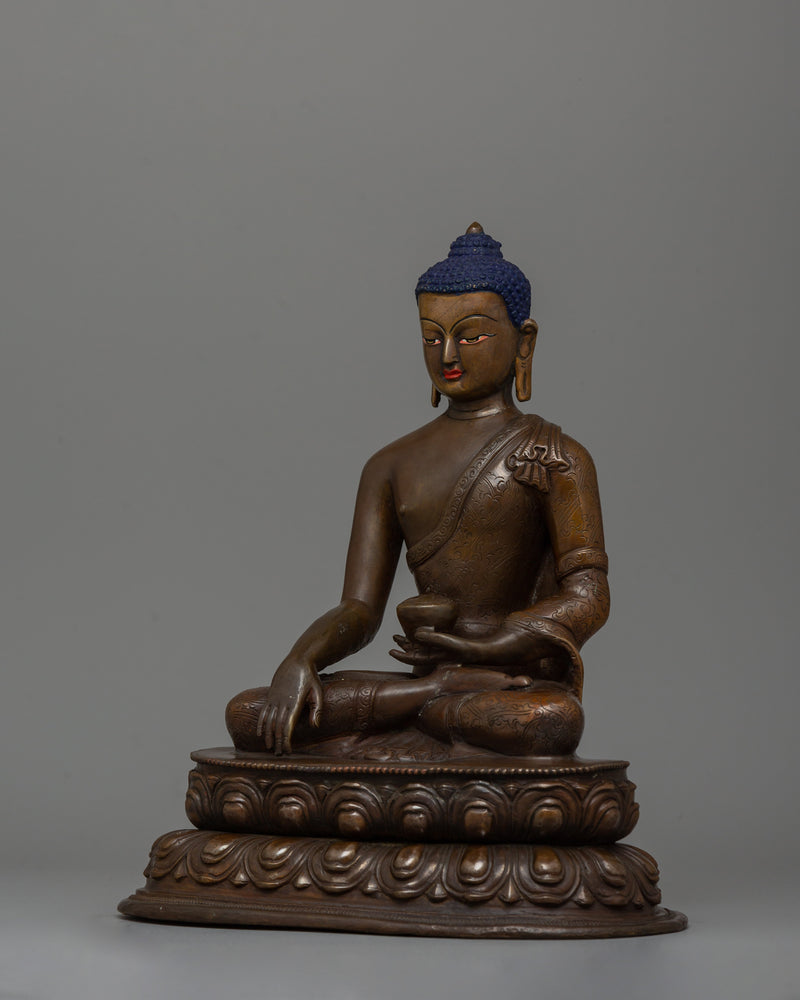 Oxidized Shakyamuni Buddha Statue | The Enlightened One