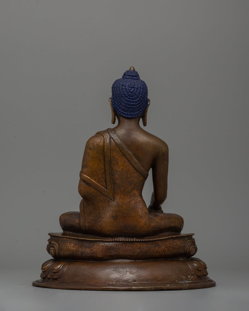 Oxidized Shakyamuni Buddha Statue | The Enlightened One