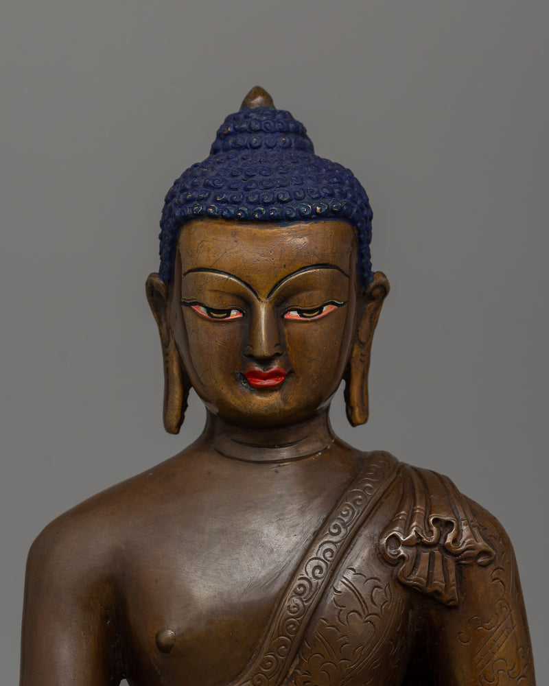 Oxidized Shakyamuni Buddha Statue | The Enlightened One