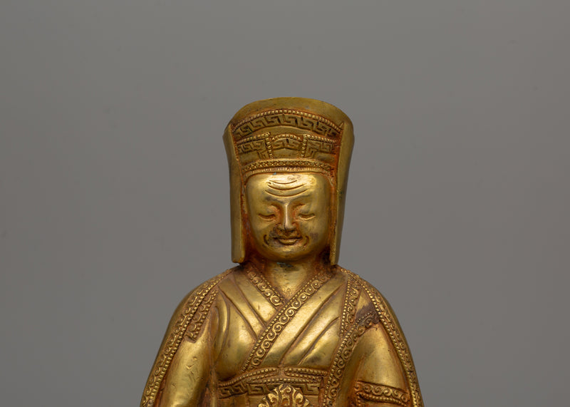 Buddhist Master Gampopa Statue | Tibetan Buddhism Dharma Decor