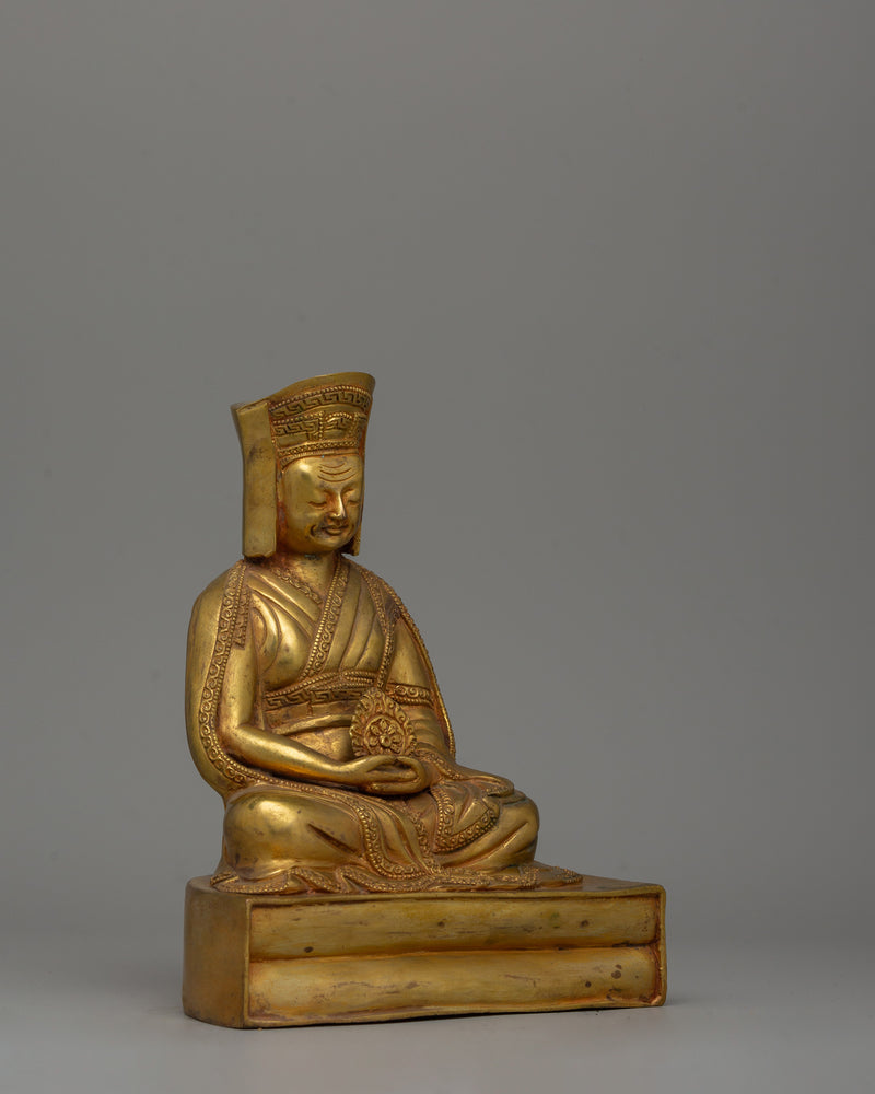 Buddhist Master Gampopa Statue | Tibetan Buddhism Dharma Decor