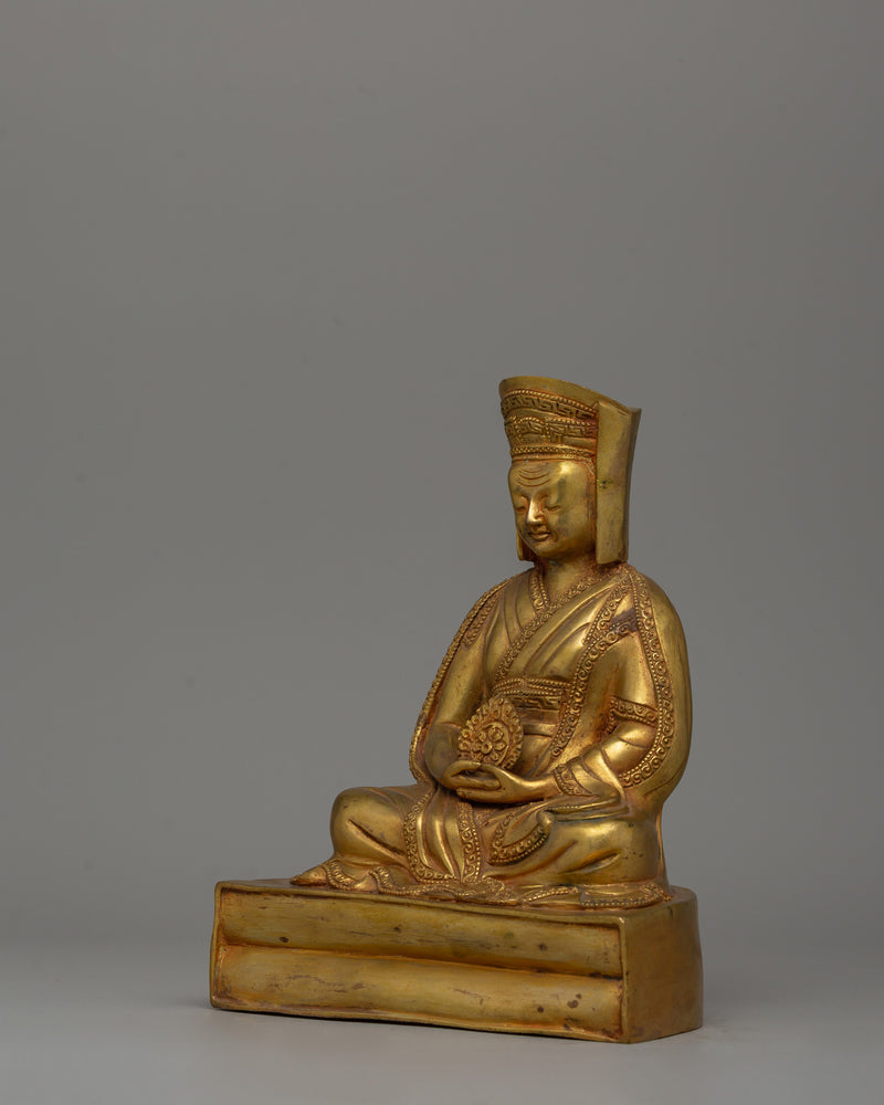 Buddhist Master Gampopa Statue | Tibetan Buddhism Dharma Decor