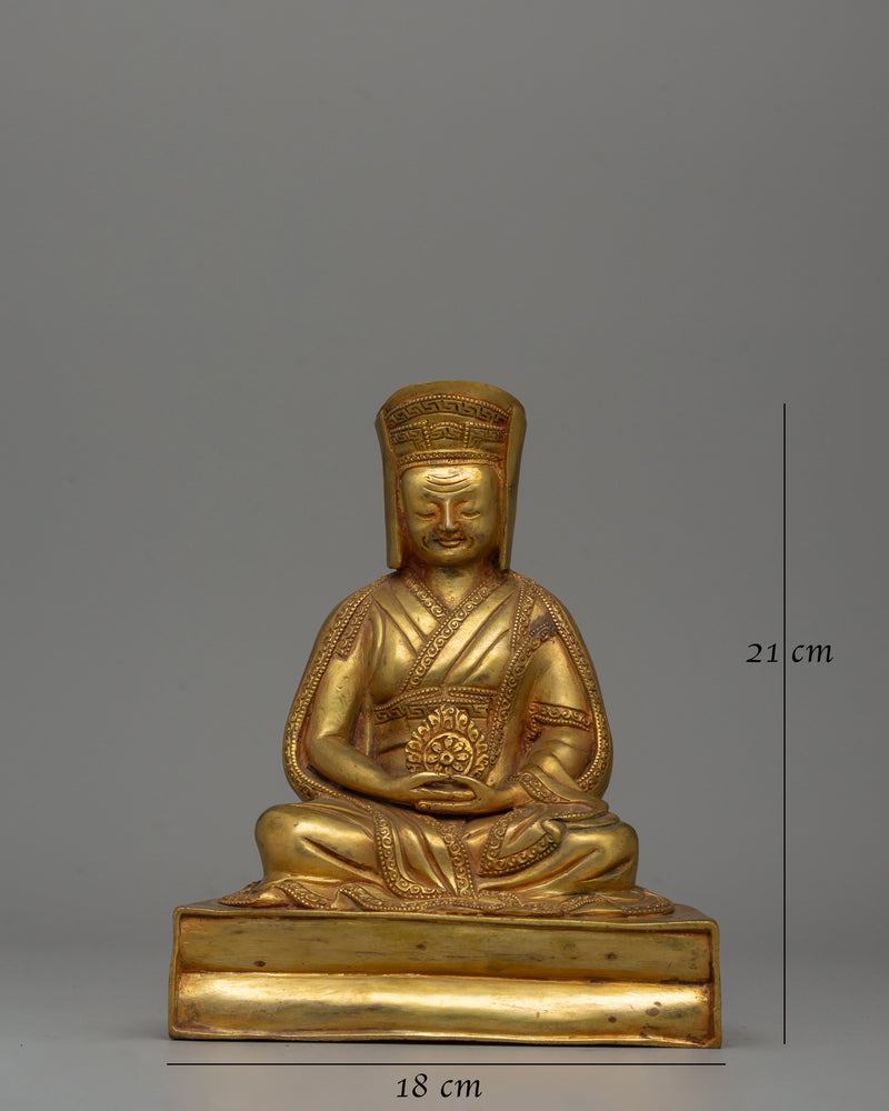 Buddhist Master Gampopa Statue | Tibetan Buddhism Dharma Decor