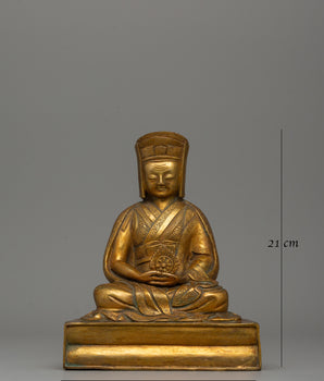 Guru Gampopa Figurine | The Spiritual Beacon of the Kagyu Lineage
