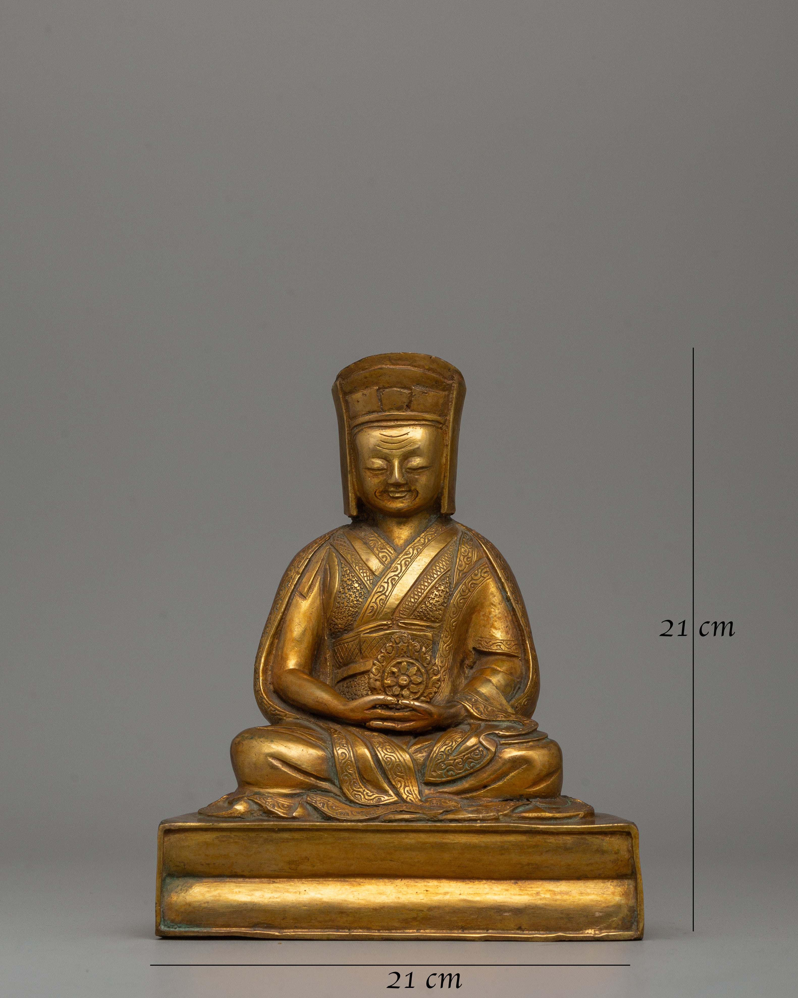 Guru Gampopa Figurine | The Spiritual Beacon of the Kagyu Lineage
