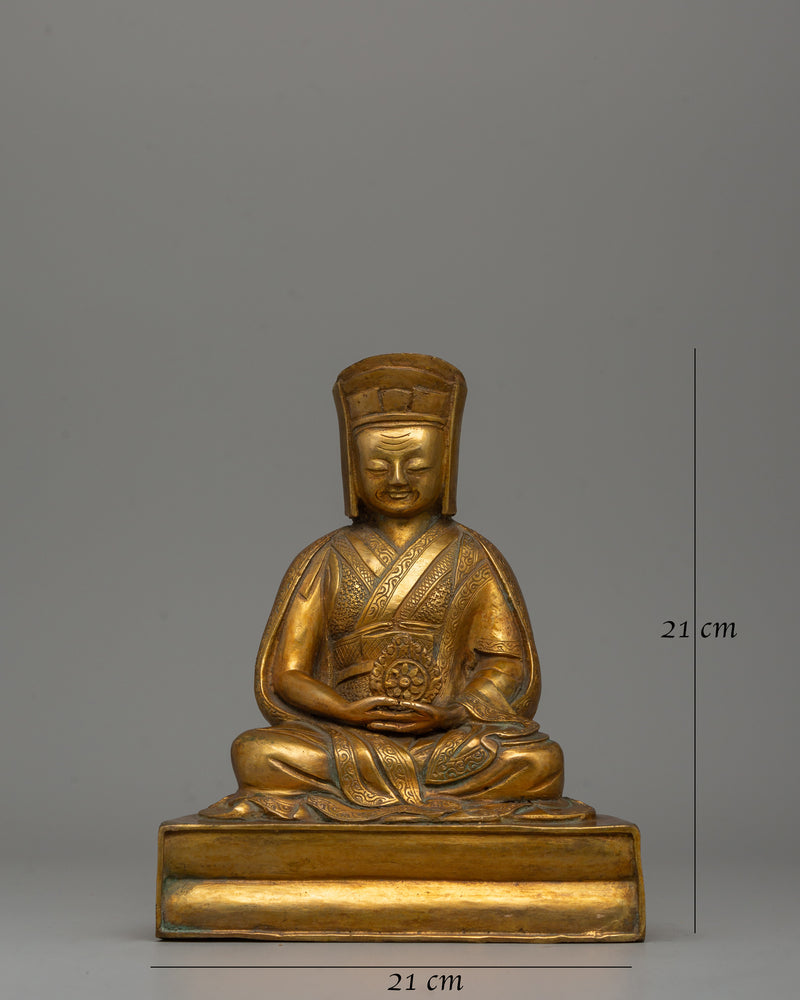 Guru Gampopa Figurine | The Spiritual Beacon of the Kagyu Lineage