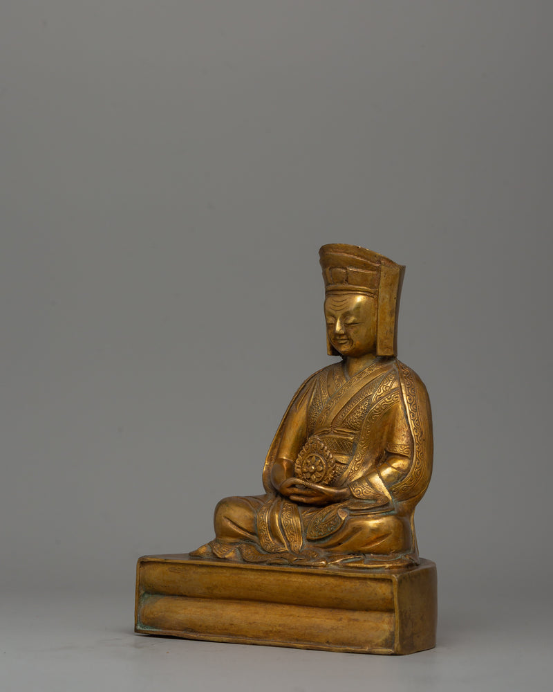 Guru Gampopa Figurine | The Spiritual Beacon of the Kagyu Lineage