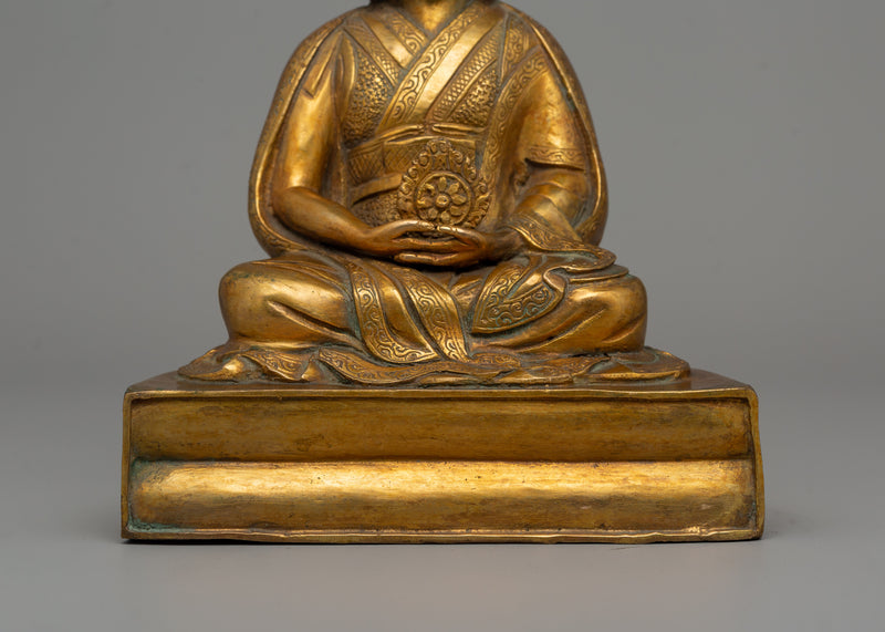 Guru Gampopa Figurine | The Spiritual Beacon of the Kagyu Lineage