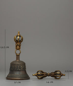 Vajra and Bell Set | A Sacred Pair for Rituals