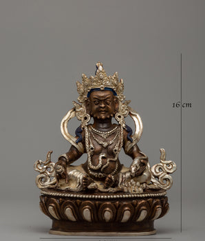 Oxidized Dzambhala Statue | The Buddhist Wealth Deity