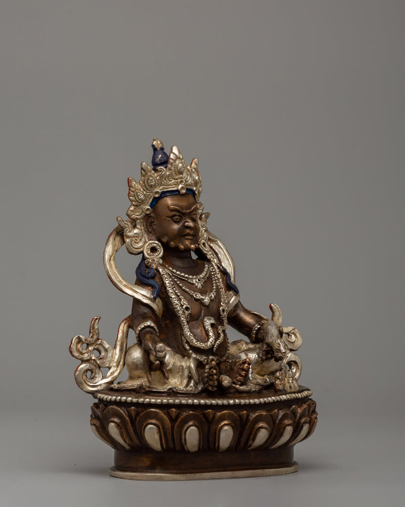 Oxidized Dzambhala Statue | The Buddhist Wealth Deity