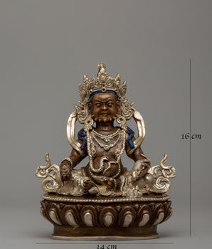 Deity Dzambhala Sculpture | The Divine Wealth Deity