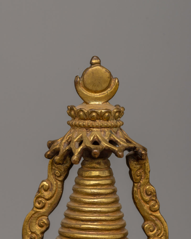 Buddhist Statue of Stupa | Tibetan Sacred Spiritual Monument