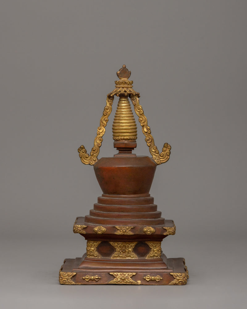 Buddhist Statue of Stupa | Tibetan Sacred Spiritual Monument