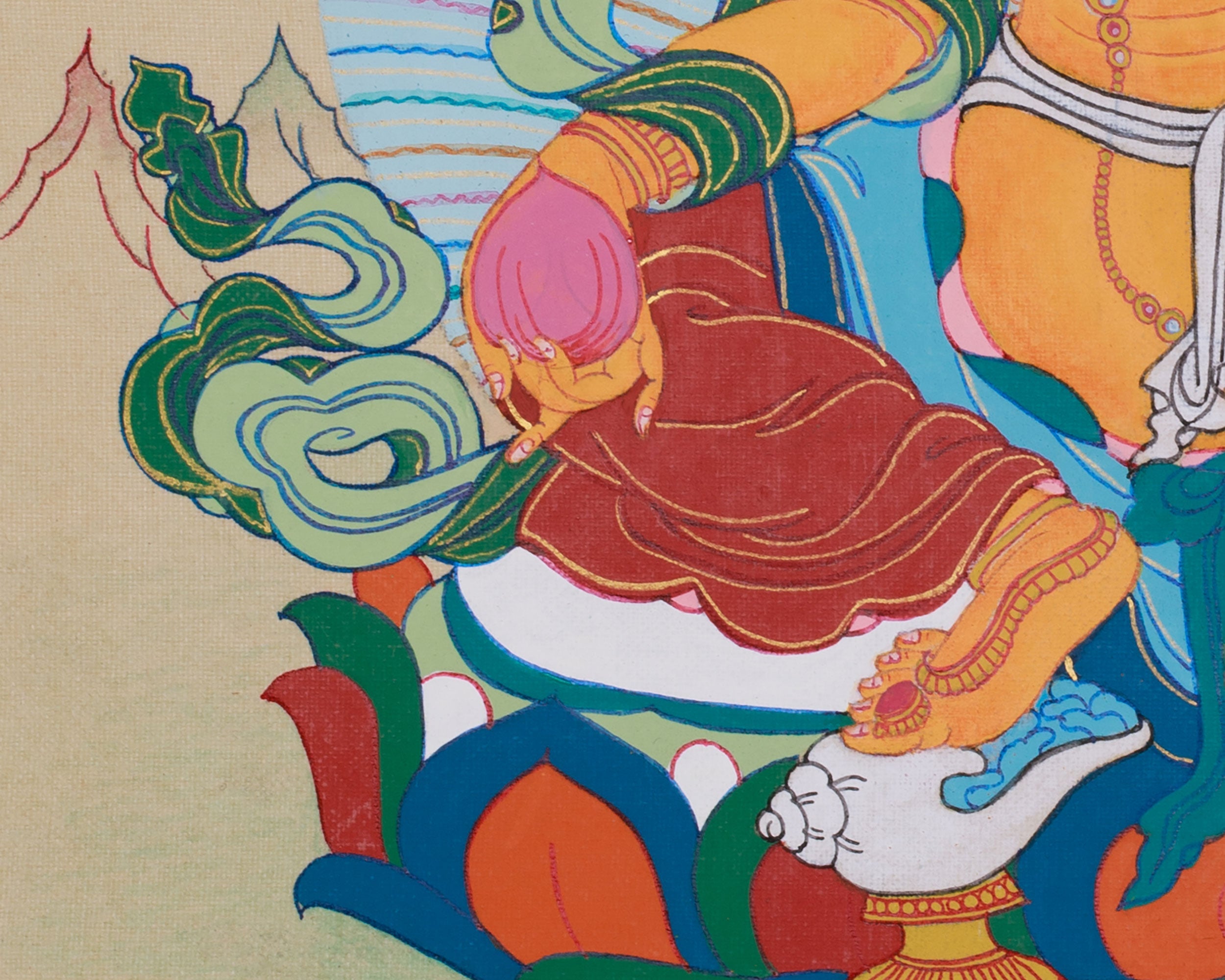 Yellow Jambhala — The Buddha of Prosperity and Abundance