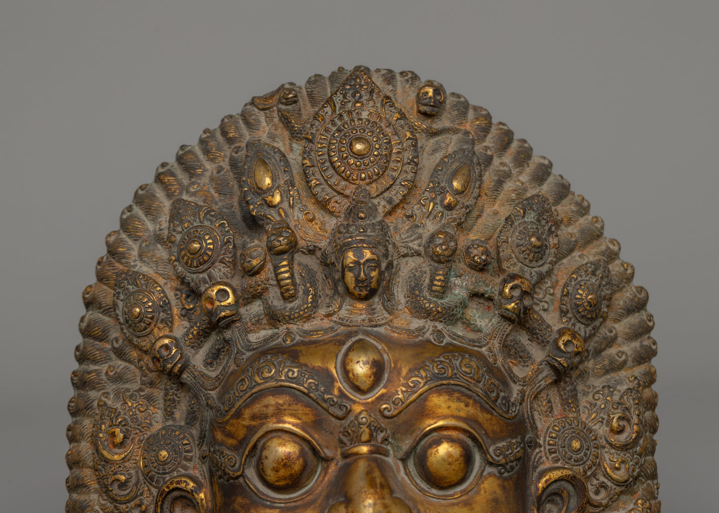 Antique Copper Mask | A Sacred Tibetan Artifact