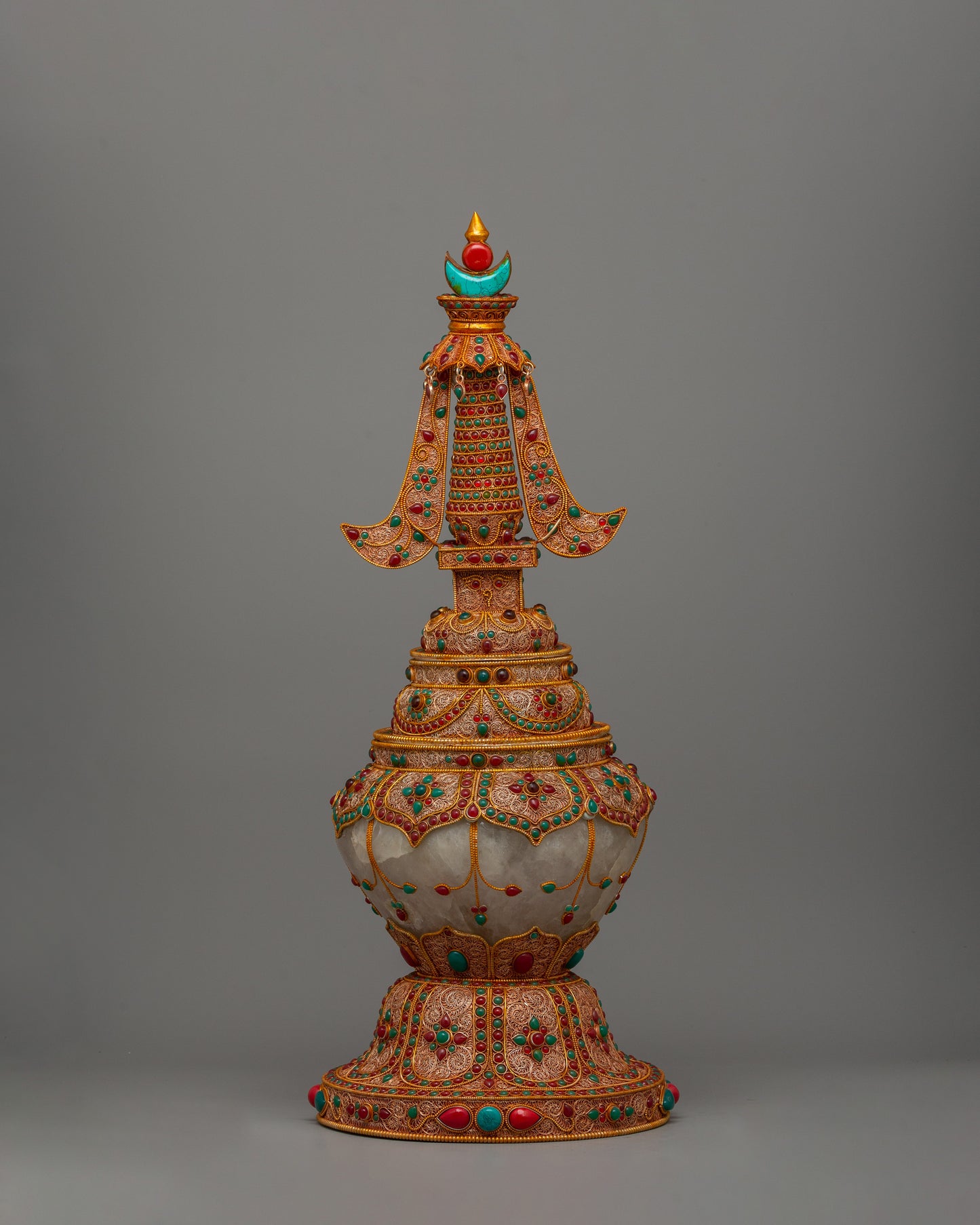 Buddhist Tibetan Beautiful Stupa 