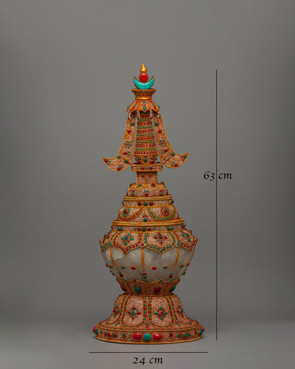 Buddhist Tibetan Beautiful Stupa | A Sacred Symbol of Enlightenment