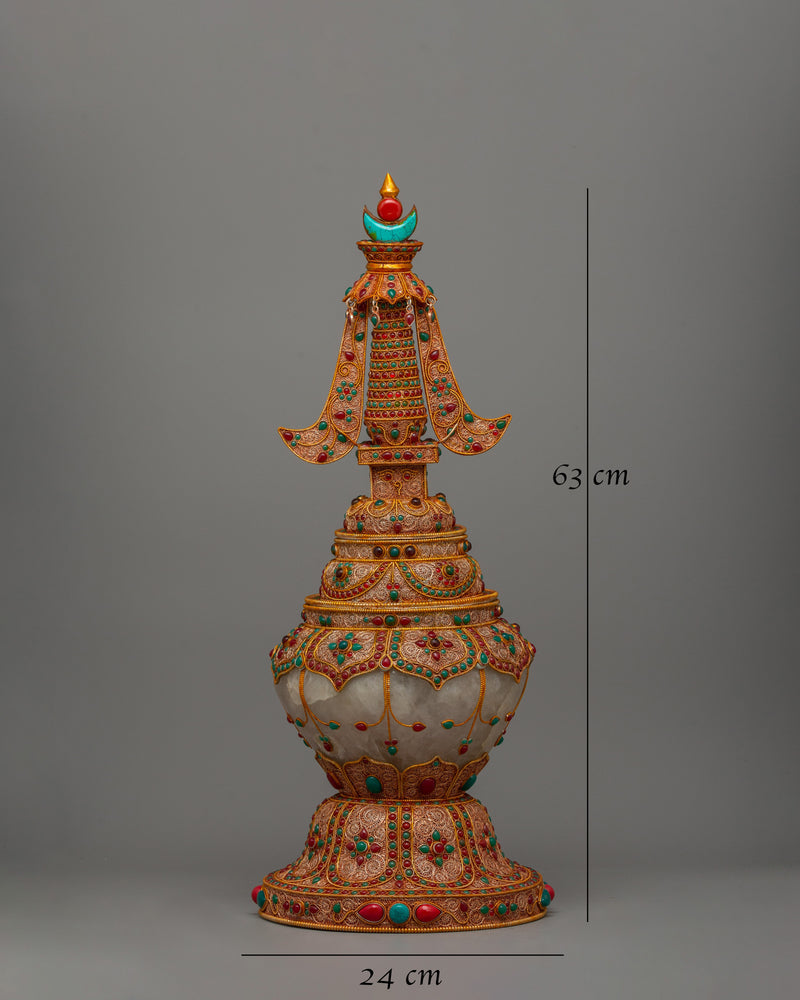 Buddhist Tibetan Beautiful Stupa | A Sacred Symbol of Enlightenment