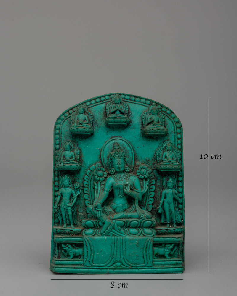 Handcrafted Green Tara Statue | Symbol of Compassion &amp; Protection