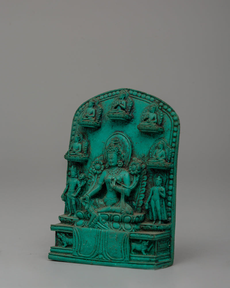 Handcrafted Green Tara Statue | Symbol of Compassion &amp; Protection