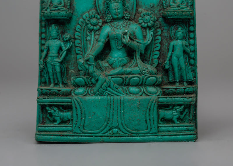 Handcrafted Green Tara Statue | Symbol of Compassion &amp; Protection