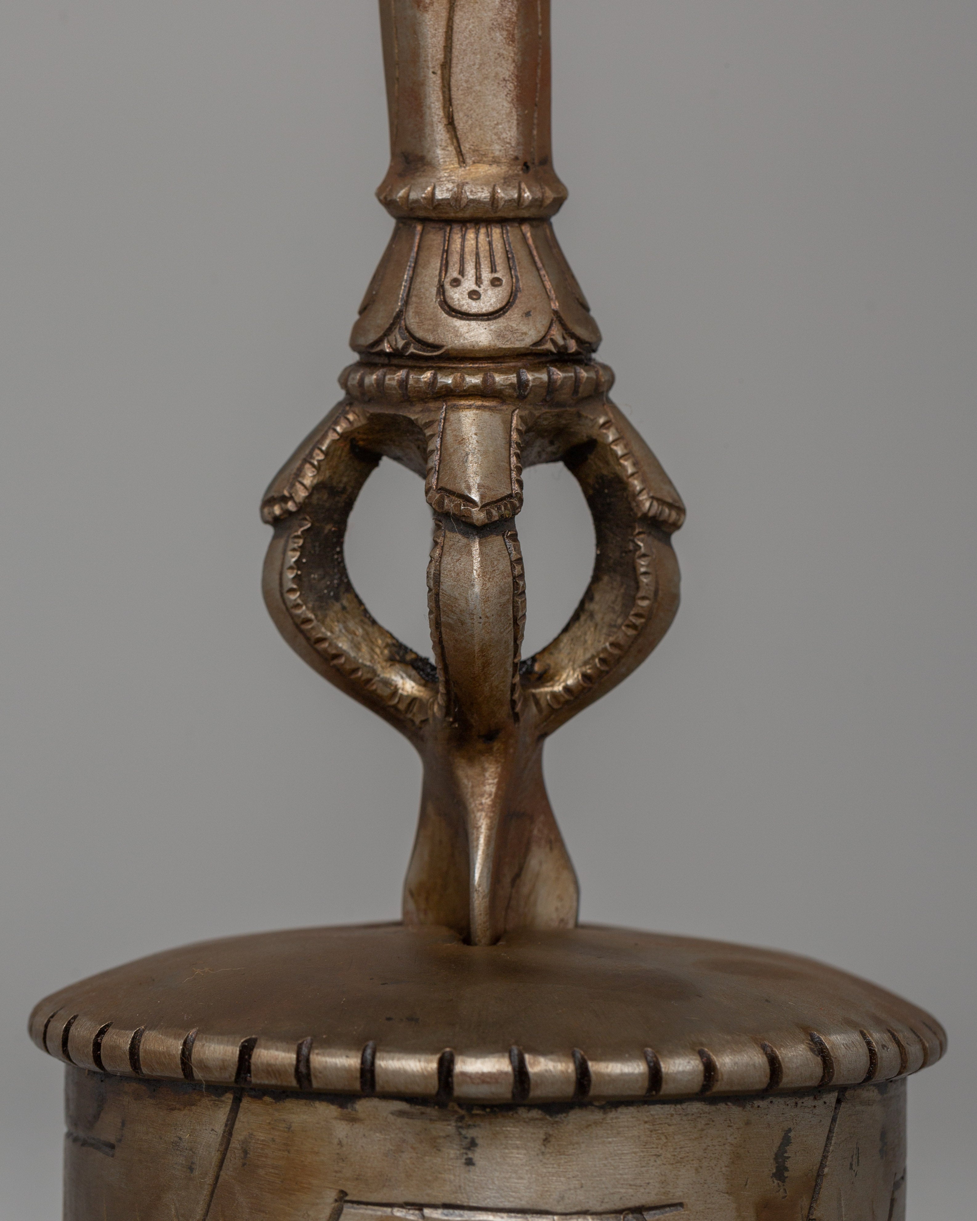 Handcrafted Iron Trishul | Sacred Hindu & Buddhist Ritual Artifact