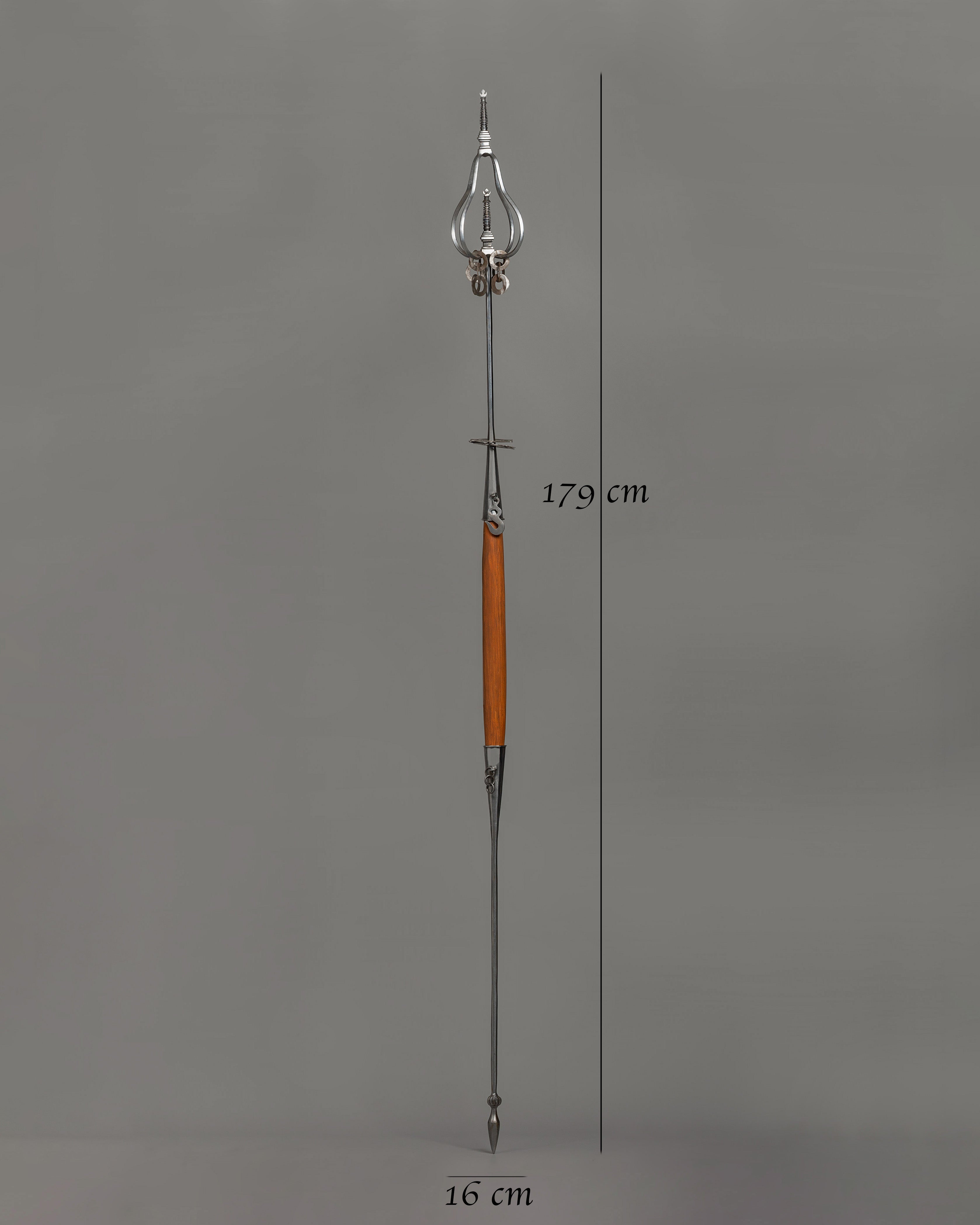 Tibetan Ritual Staff (Monk's Staff) | Sacred Spiritual Artifact