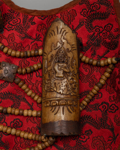 Tibetan Bone Rugen (Rus-Gyan) | Sacred Ritual Adornment Set