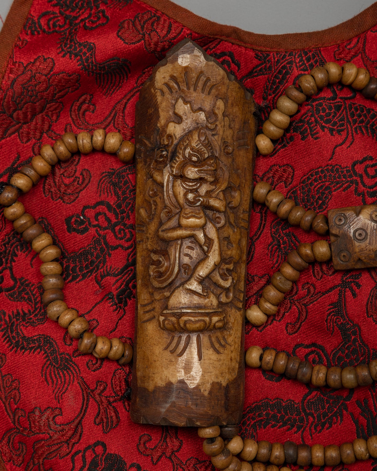 Tibetan Bone Rugen (Rus-Gyan) | Sacred Ritual Adornment Set