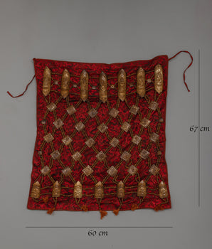 Tibetan Bone Rugen (Rus-Gyan) | Sacred Ritual Adornment Set
