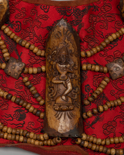 Tibetan Bone Rugen (Rus-Gyan) | Sacred Ritual Adornment Set