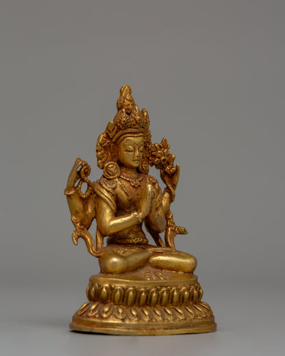 Four-Armed Chenrezig Statue | The Deity of Infinite Compassion