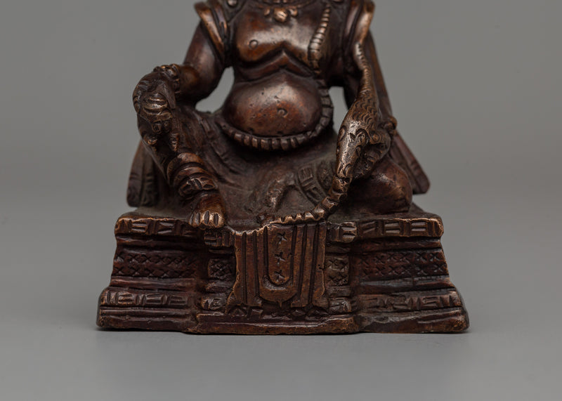 Himalayan Dzambhala Wealth God Sculpture | The Wealth God of Prosperity