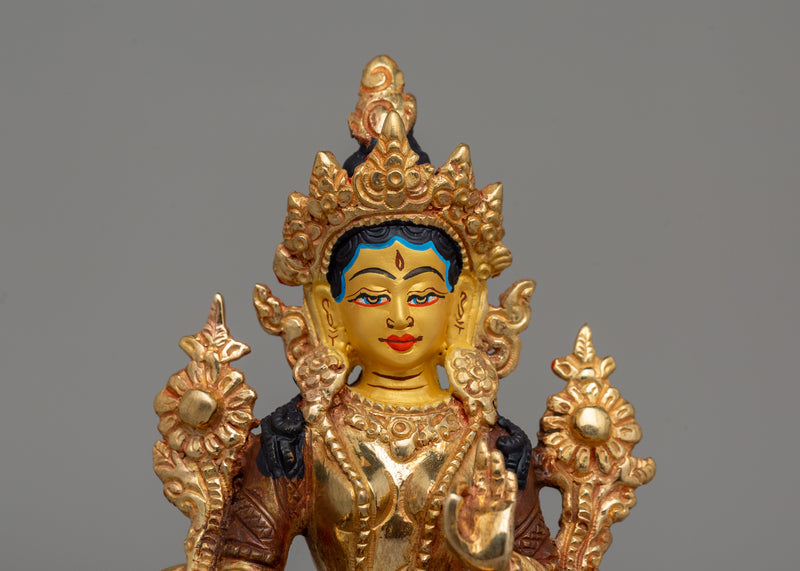 Handmade Shyama Tara Statue | The Green Tara of Compassion