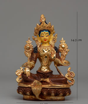 Handmade Shyama Tara Statue | The Green Tara of Compassion