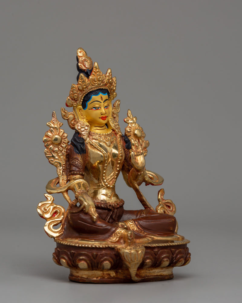 Handmade Shyama Tara Statue | The Green Tara of Compassion