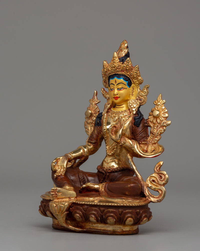 Handmade Shyama Tara Statue | The Green Tara of Compassion