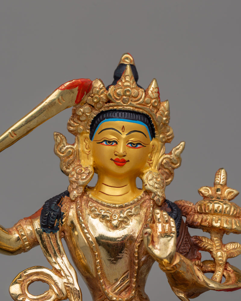 Handcrafted Manjushri Statue | The Bodhisattva of Wisdom