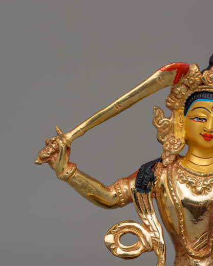 Handcrafted Manjushri Statue | The Bodhisattva of Wisdom