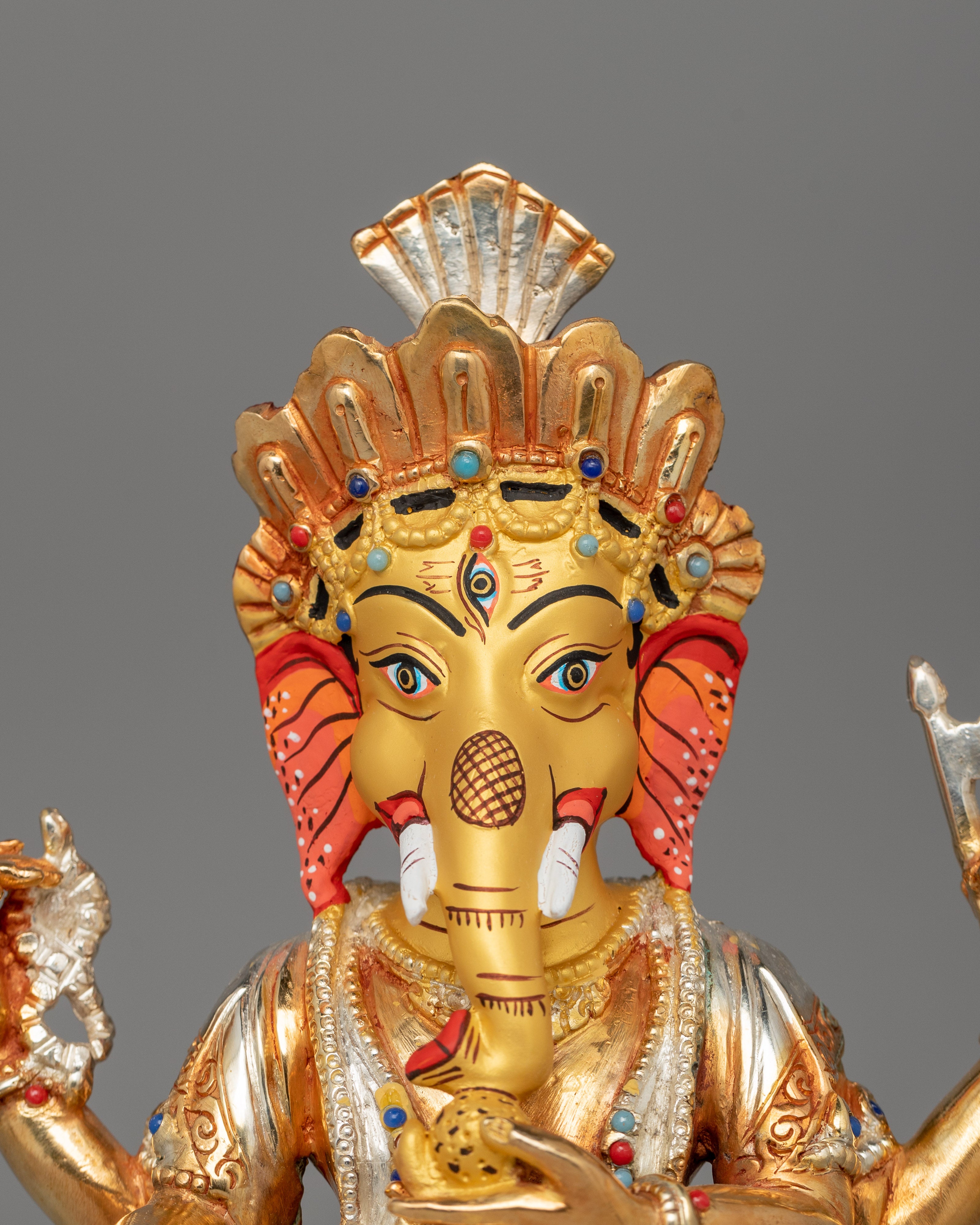 Ganesh Hindu Deity Statue | Religious Figure for Shrine