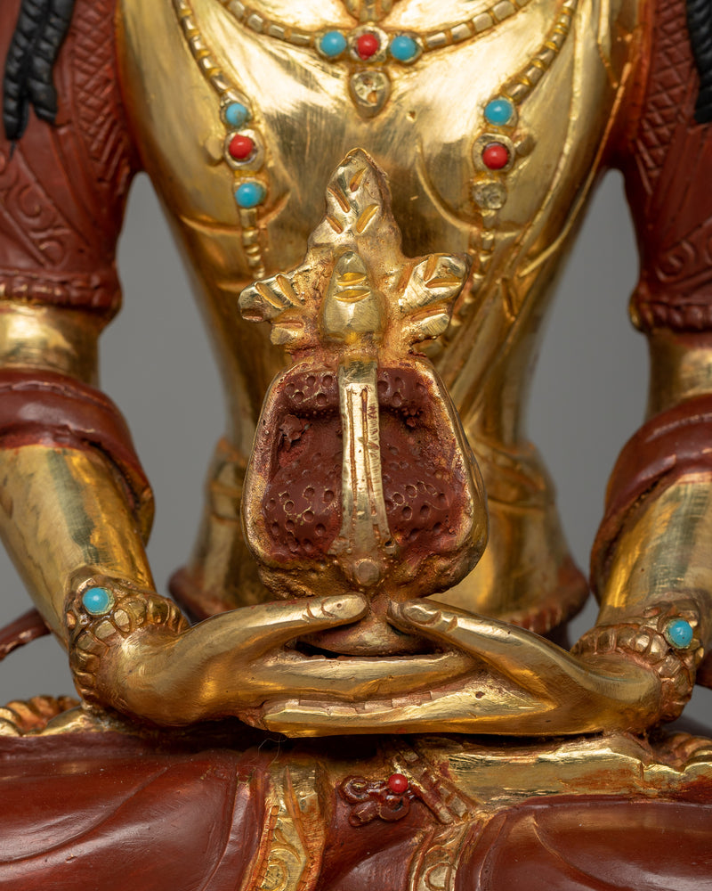 Handcrafted Long Life Deity Amitayus Statue | Symbol of Prosperity