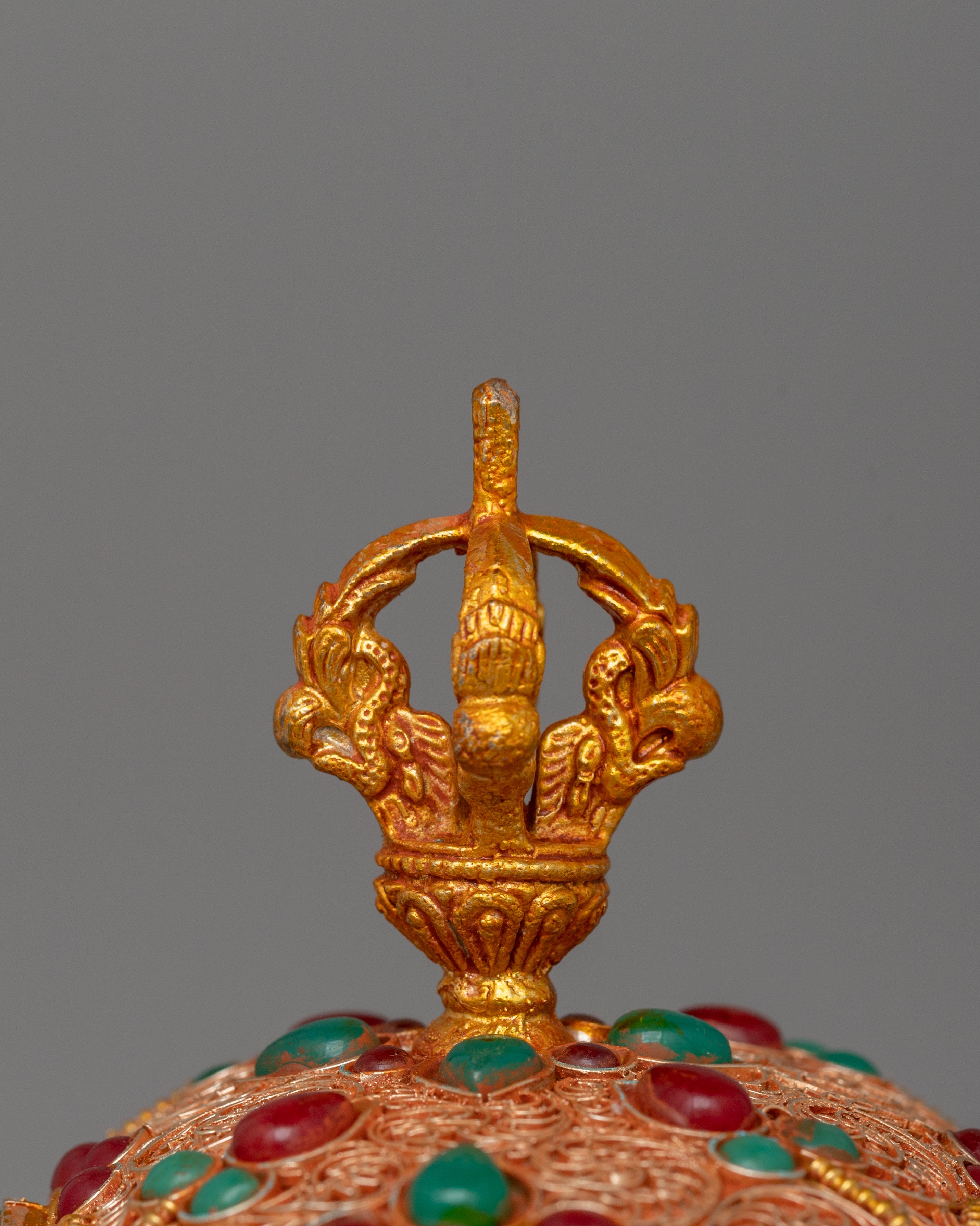 Kapala Dharma Decor | A Sacred Tibetan Ritual Offering Bowl
