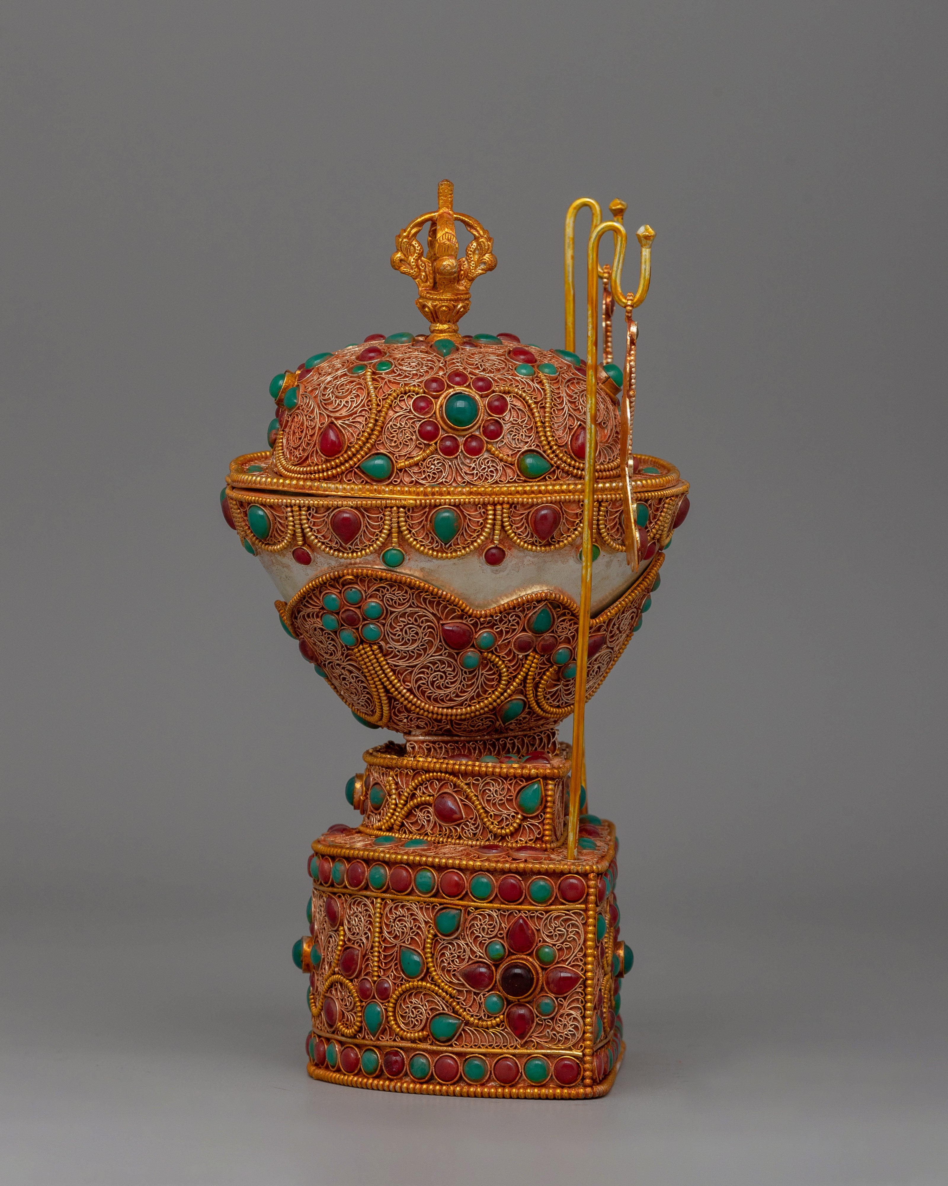 Kapala Dharma Decor | A Sacred Tibetan Ritual Offering Bowl