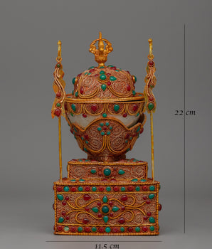 Kapala Dharma Decor | A Sacred Tibetan Ritual Offering Bowl