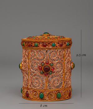 Handcrafted Traditional Treasure Box | A Symbol of Spiritual Wealth