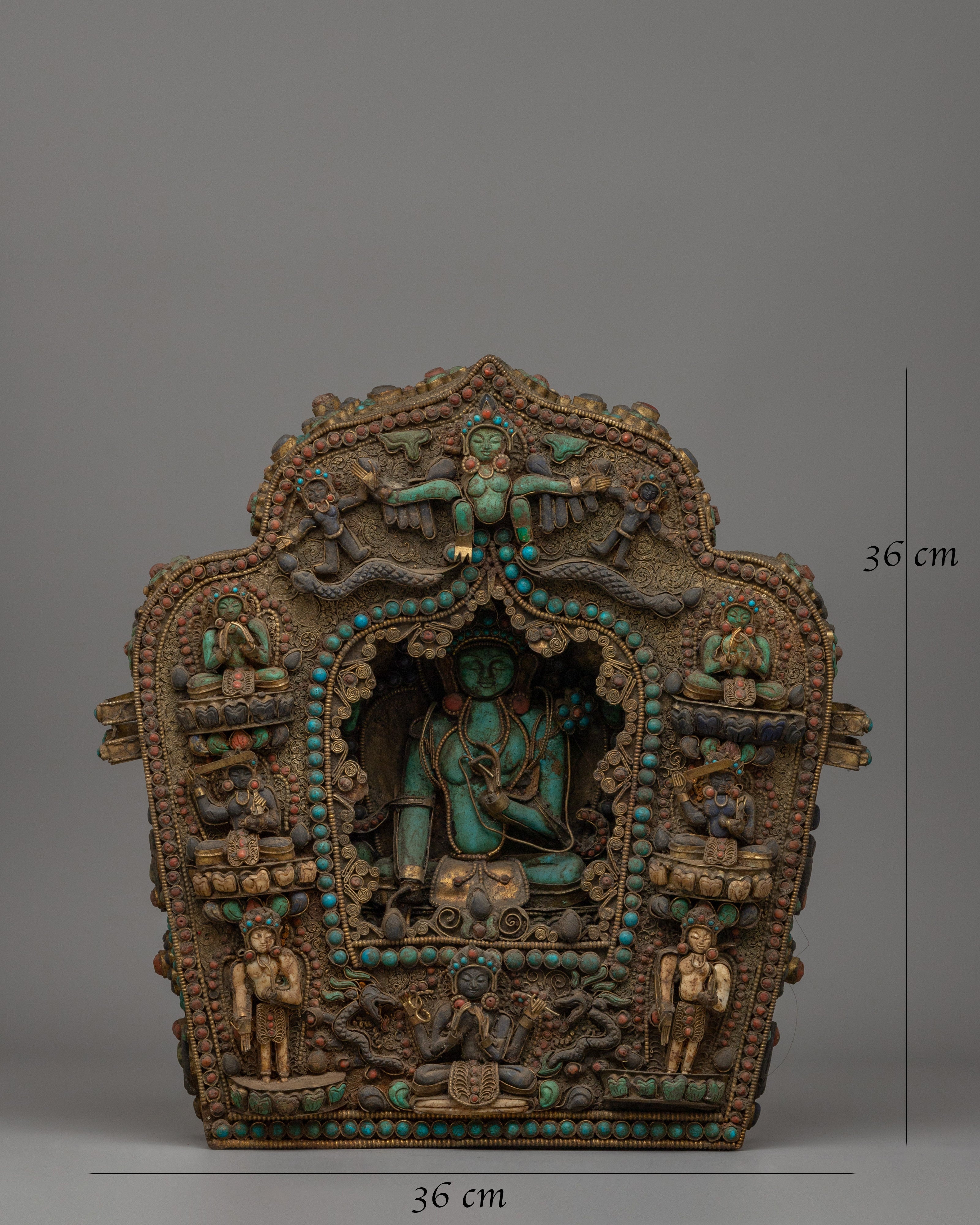 Green Tara Ghau Box | Spiritual Prayer Amulet