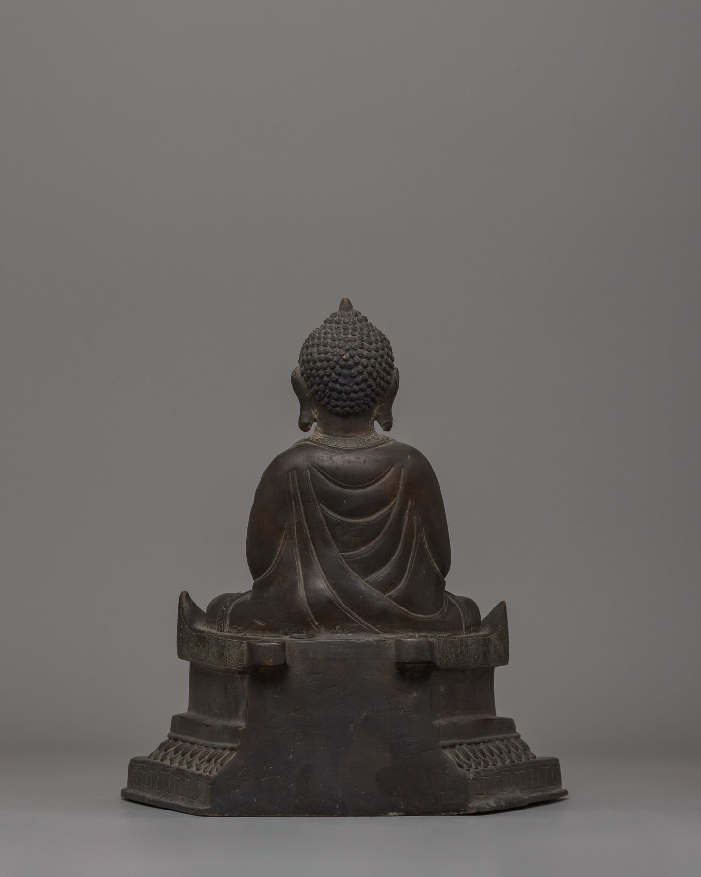 Oxidized Copper Amitabha Buddha Statue | Symbol of Enlightenment